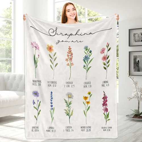 Miniatura 15 de Magimagine - Manta personalizada para papá con foto, mantas personalizadas con foto para papá de parte de su hija o hijo, regalos de cumpleaños
