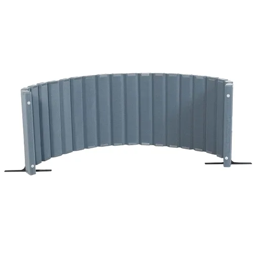 Miniatura 13 de Angeles Divisor silencioso de 30" x 6' con paneles de amortiguación de sonido, pared separadora de habitación independiente, azul