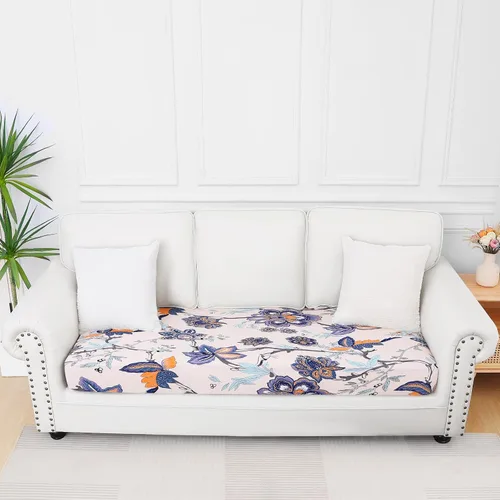 Miniatura 62 de Smiry Fundas de cojín de sofá estampadas, fundas elásticas suaves para sofá, fundas de sofá lavables antideslizantes, protector de muebles para Beige