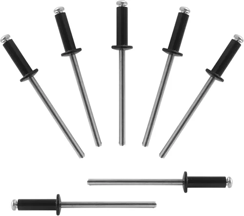 Miniatura 6 de ALLCLEAN 50 piezas de remaches ciegos profesionales de acero inoxidable de 1/4" x 1/2", remaches POP de 6,4 x 12 mm, agarre y mandril de acero