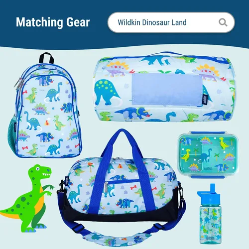 Miniatura 8 de Wildkin Juego de 3 recipientes de comida anidables para niños, apilables, herméticos y sin BPA, aptos para lavavajillas, para la escuela y viajes