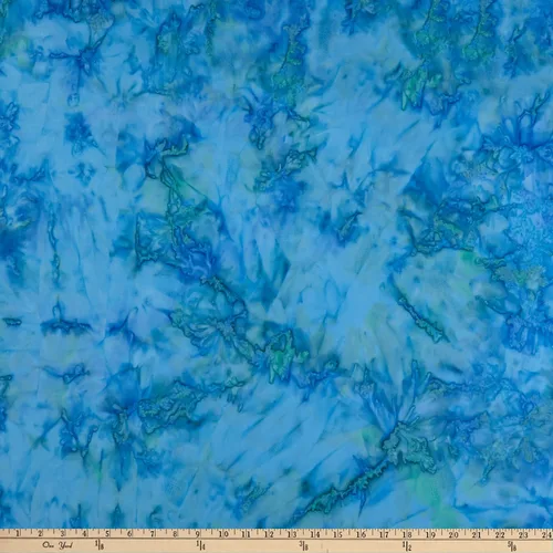 Anthology Batiks Lava Solids Lava Solids Aqua Green, Tela de The Yard