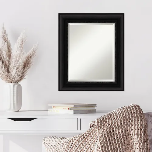 Miniatura 6 de Amanti Art Espejo de pared, espejo de marco negro para decoración de pared o para usar como espejo de baño para sobre el fregadero
