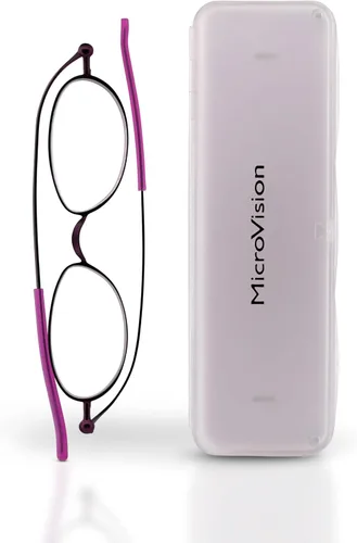 Miniatura 11 de Gafas de lectura de aire plegables planas con tecnología patentada de bisagra rodante y estuche compacto para mujeres y hombres Bronce Rectangular
