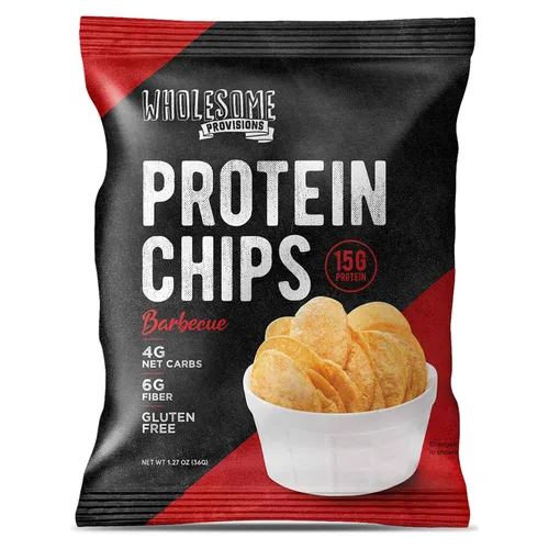Chips de proteína, 0.45 oz de proteína, 0.14 oz de carbohidratos netos, sin gluten, aperitivos keto, aperitivos bajos en carbohidratos, patatas