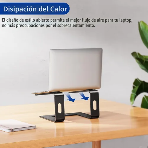 Miniatura 6 de BESIGN LS03 - Soporte elevador de aluminio para laptop, ergonómico y desmontable, elevador para computadora, compatible con MacBook Air Pro, Dell