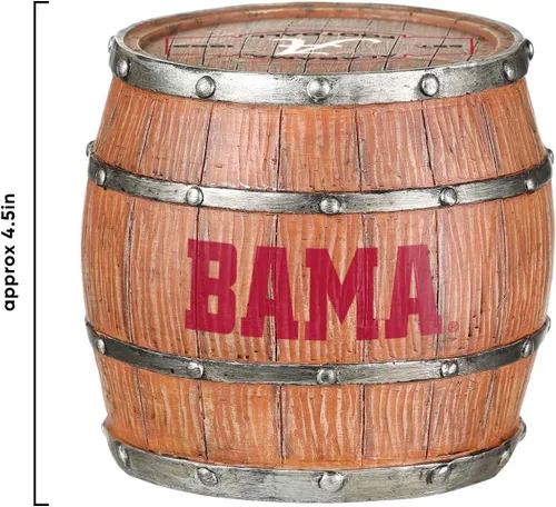 Miniatura 4 de FOCO NCAA College Team Logo 5-Pack Barril Bebida Bebida Coaster Set