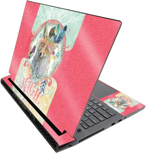 Miniatura 366 de MightySkins - Skin brillante con purpurina para Alienware M17 R3 (2020) y M17 R4 (2021) - Diversión de los años 90 Acabado duradero con purpurina