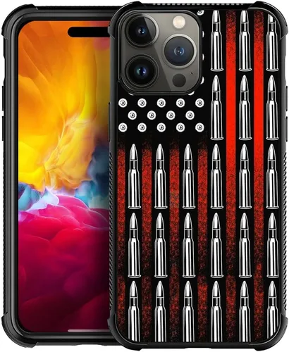 Miniatura 110 de Funda compatible con iPhone X/XS, diseño de bandera estadounidense de béisbol, TPU suave, a prueba de golpes, de vidrio templado, para iPhone X/XS