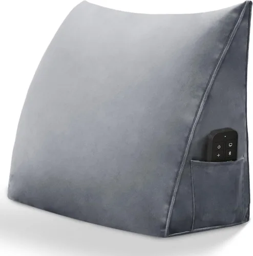 Miniatura 24 de Almohada de cabecero triangular - Almohada grande para cama de 3 en 1 como almohada de lectura en cuña, almohada grande para sofá o cama de día