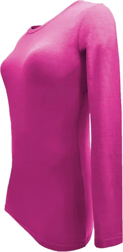 Miniatura 11 de Natural Uniforms Camiseta Under Scrub para mujer, cuello redondo, manga larga, paquete de 3, paquete múltiple de 3