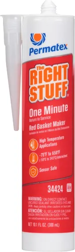 Miniatura 8 de Permatex 34628 Right Stuff - Máquina de juntas de alta temperatura, 90 minutos, color rojo, 3 onzas