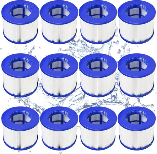 Miniatura 9 de Cartuchos de filtro atornillables para bañera de hidromasaje de repuesto para todos los RELXTIME, ALEKO, Wejoy, Aquaspa Spa, filtro inteligente de 6