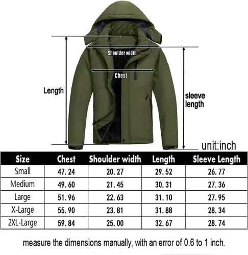 Miniatura 6 de Chaqueta de esquí impermeable de montaña para hombre, rompevientos de invierno, cálida, con capucha, para snowboard