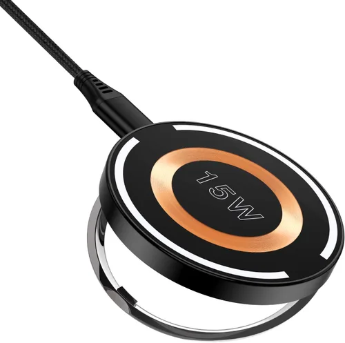 Cargador MagSafe inalámbrico ultra rápido de 15 W Samsung S26 para Samsung Galaxy S26 S25 Ultra S24 FE S24 S23 Ultra Pixel 10a 10 9a 9 8 Pro, Negro
