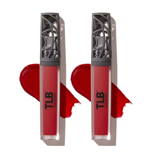 Miniatura 10 de The Lip Bar - Lápiz labial líquido mate sin parar, Volver a lo negro (negro) - Alto pigmento - Una pasada - De larga duración - Aceite de jojoba