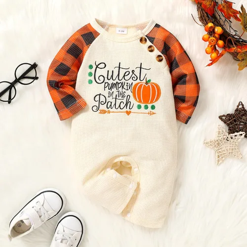 Miniatura 2 de YOUNGER TREE My First Halloween - Mameluco de una pieza para bebé, niña y niño, disfraz de calabaza, ropa de bebé de Halloween