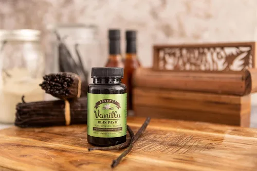 Miniatura 2 de Pasta de vainilla en grano para hornear y cocinar - Mezcla gourmet de vainilla Bourbon de Madagascar hecha con semillas de vainilla real - 8 onzas