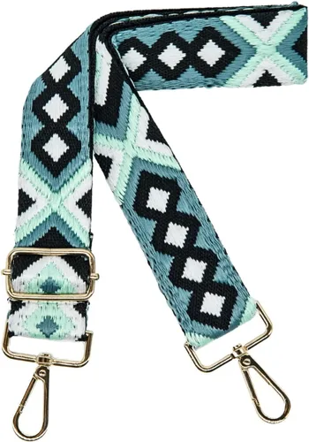 Miniatura 245 de S&loyoe Correas de repuesto para bolso, correa ajustable para bolsa cruzada, correas de guitarra anchas para bolsos de 1.5 pulgadas