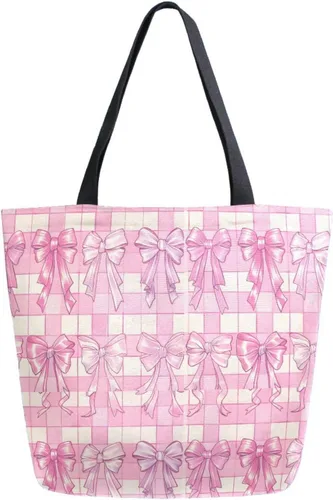 Miniatura 30 de SUABO Bolsa de asas de cocina reutilizable para comestibles, bolsa de compras de lona para exteriores Cactus