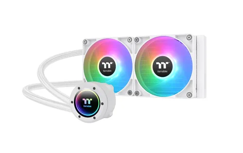 Miniatura 7 de Thermaltake TH420 ARGB Sync All-in-One Liquid Cooler Edición Nieve, AMD(AM5/AM4) Intel(LGA 1700/1200), Radiador de Alta Eficiencia de 420mm, Blanco