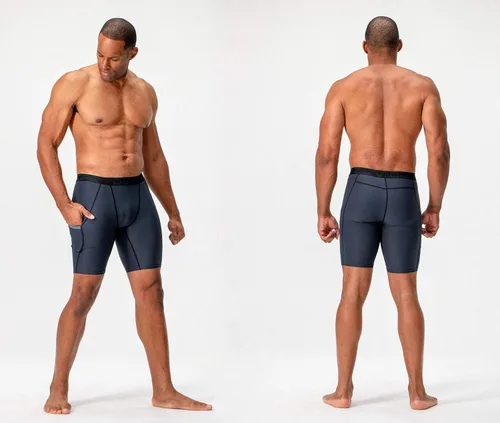 Miniatura 4 de DEVOPS 3 or 5 Pack Compression Shorts Men Spandex Sport Shorts Athletic Workout Running Performance Baselayer Underwear