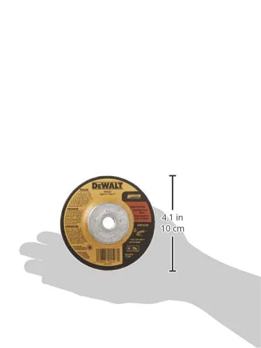 Miniatura 2 de DEWALT Rueda de molienda, de uso general para metal, 11.4 x 0.6 x 1.6 cm (DW4523)