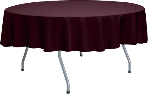 Miniatura 72 de ULTIMATE TEXTILE Mantel redondo reversible Shantung Satin Majestic de 72 pulgadas, color verde salvia