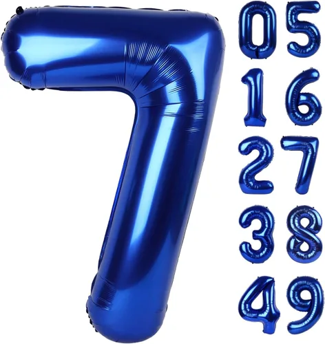 Miniatura 452 de Globo de cumpleaños número 4 dorado de 40 pulgadas, globos gigantes del número cuatro 14 24 34 40 44 2024, globos grandes de lámina de mylar para Oro