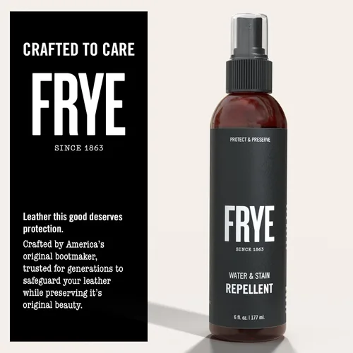 Miniatura 6 de Frye Repelente de Agua y Manchas para Cuero – Aerosol de 6 oz – Sin Aerosol, Hecho en EE.UU. – Protege Cuero, Gamuza y Nubuck – Protege Contra Agua