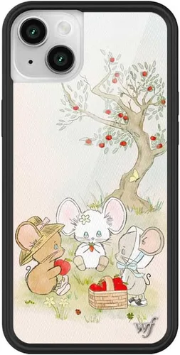 Miniatura 22 de Fundas Wildflower - Realización Par x Devon Lee Carlson, Compatible con Apple iPhone 13/14 Rojo, Ranas, Colaboración - Protector de goma negro