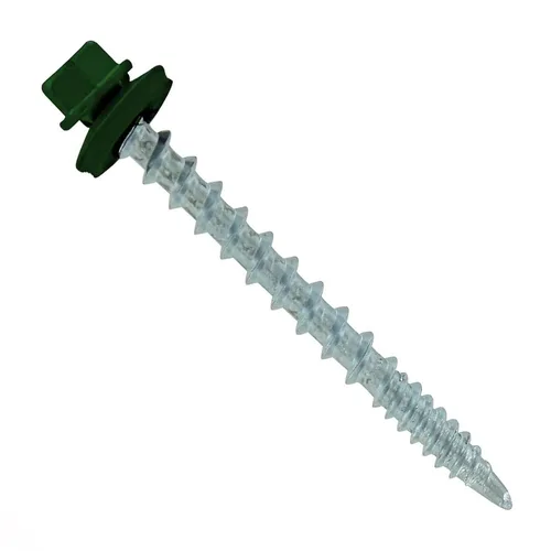 Miniatura 15 de Fasteners Plus ST Fastening Kwikseal Woodbinder Tornillos de Metal a Madera #10 X 1 Burgundy con Arandela de Goma EPDM, 250 Unidades - Diseñados