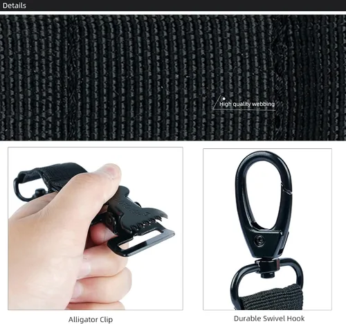 Miniatura 3 de KUNN Correa de guante de bombero, clips de soporte de guante de seguridad para el trabajo con clip de cocodrilo