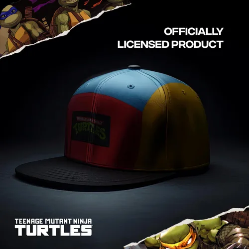 Miniatura 7 de Concept One TMNT - Gorra de béisbol para adultos, diseño de tortugas ninja con ala plana