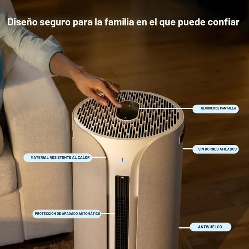 Miniatura 11 de BLUEAIR ComfortPure - Purificador de aire 3 en 1 más potente de refrigeración, calefacción, purificador de aire, HEPASilent para el hogar, mascotas
