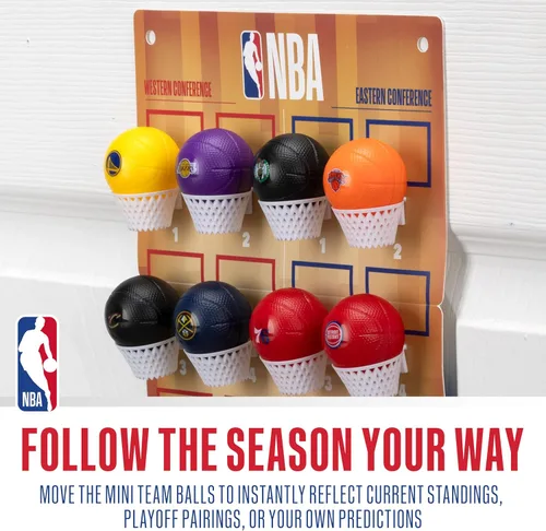 Miniatura 2 de Franklin Sports Unisex Adult Hoop Tracker – Official Standings Board with Mini Hoops & Basketballs
