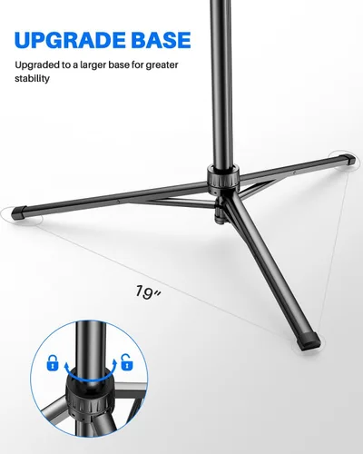 Miniatura 3 de Trípode de teléfono de 67", trípode extensible MIIASI para iPhone, selfie stick con control remoto y soporte para teléfono, compatible