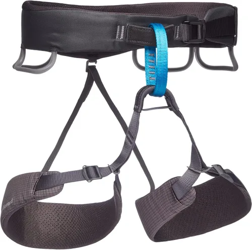 Miniatura 8 de BLACK DIAMOND Men’s Momentum Rock Climbing Harness Dual Core Construction Adjustable Waist & Leg Loops Moonstone