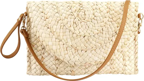 Bolso de playa de verano para mujer, bolso de mano con asa superior, bolso de viaje de gran capacidad, bolso de mano tejido a mano, bolso grande