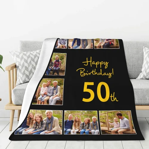 Miniatura 58 de JCETUNO Regalos personalizados de San Valentín para él y ella, mantas personalizadas con foto, mantas de fotos personalizadas, mantas de fotos