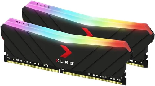 PNY XLR8 Gaming 16 GB (2 x 8 GB) DDR4 DRAM 3600 MHz (PC4-28800) CL18 1.35V RGB de doble canal Memoria de escritorio (DIMM) – MD16GK2D4360018XRGB