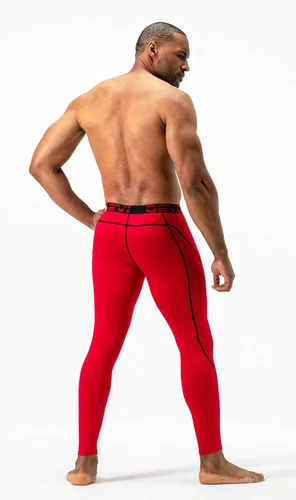 Miniatura 3 de DEVOPS - Pantalones de compresión térmicos para hombre mallas atléticas de base paquete de 2