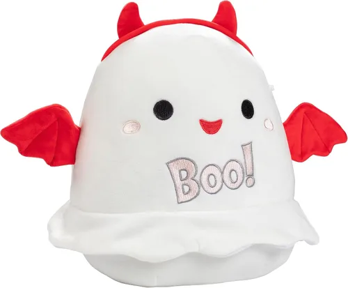 Miniatura 2 de Squishmallows Melfy The Ghost original de 10 pulgadas – Peluche oficial de Jazwares – Almohada coleccionable suave y blanda – Regalo para niños