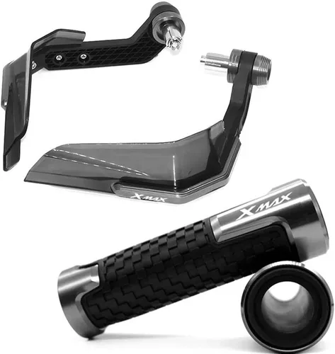 Miniatura 9 de Para Y&AMAHA Xmax X-MAX 125 250 300 400 2017-2023 2022 - Agarres para guardamanos de motocicleta (color plateado 2)