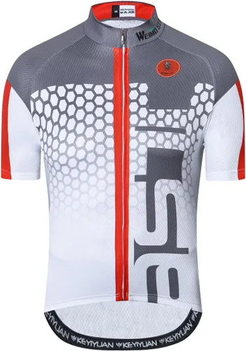 Miniatura 182 de Nuevo Pro cremallera completa hombres ciclismo Jersey manga corta Riding Shirt USA