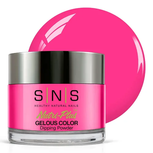 Miniatura 10 de SNS - Polvo de inmersión de uñas, polvo de inmersión de color, caramelo Hard Rock (naranja), CS051, color de uñas de larga duración dura 14 días