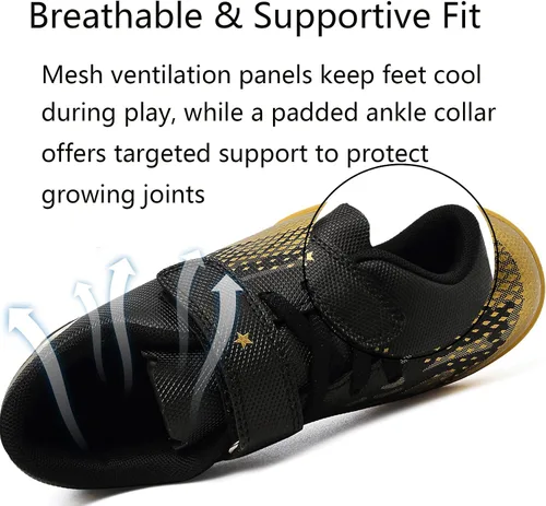Miniatura 6 de Kids Turf Soccer Shoes Boys Girls Youth Indoor Outdoor Soccer Cleats Football Shoes (ToddlerLittle KidBig Kid)