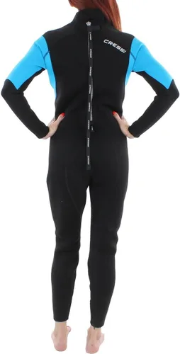 Miniatura 2 de Cressi Traje de buceo Ultraspan para mujer, fabricado en neopreno de 0.118 in con temática premium - Morea diseñado en Italia: calidad desde 1946