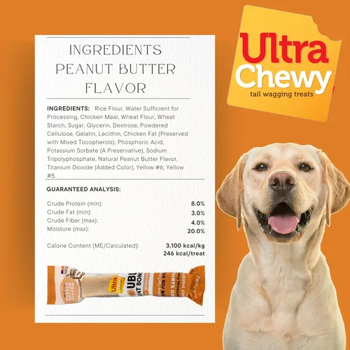 Miniatura 9 de Ultra Chewy Double Treat Bones Favorites, golosinas para perros, hechas en los Estados Unidos, golosinas saludables, fáciles de digerir, promueve