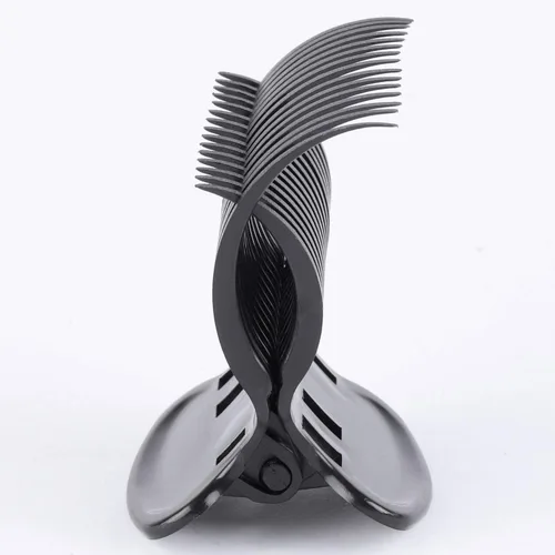 Miniatura 2 de Tbestmax 24 clips de rodillo caliente para rizador de pelo, clip de garra, reemplazo de sección de cabello para mujeres y niñas, color negro